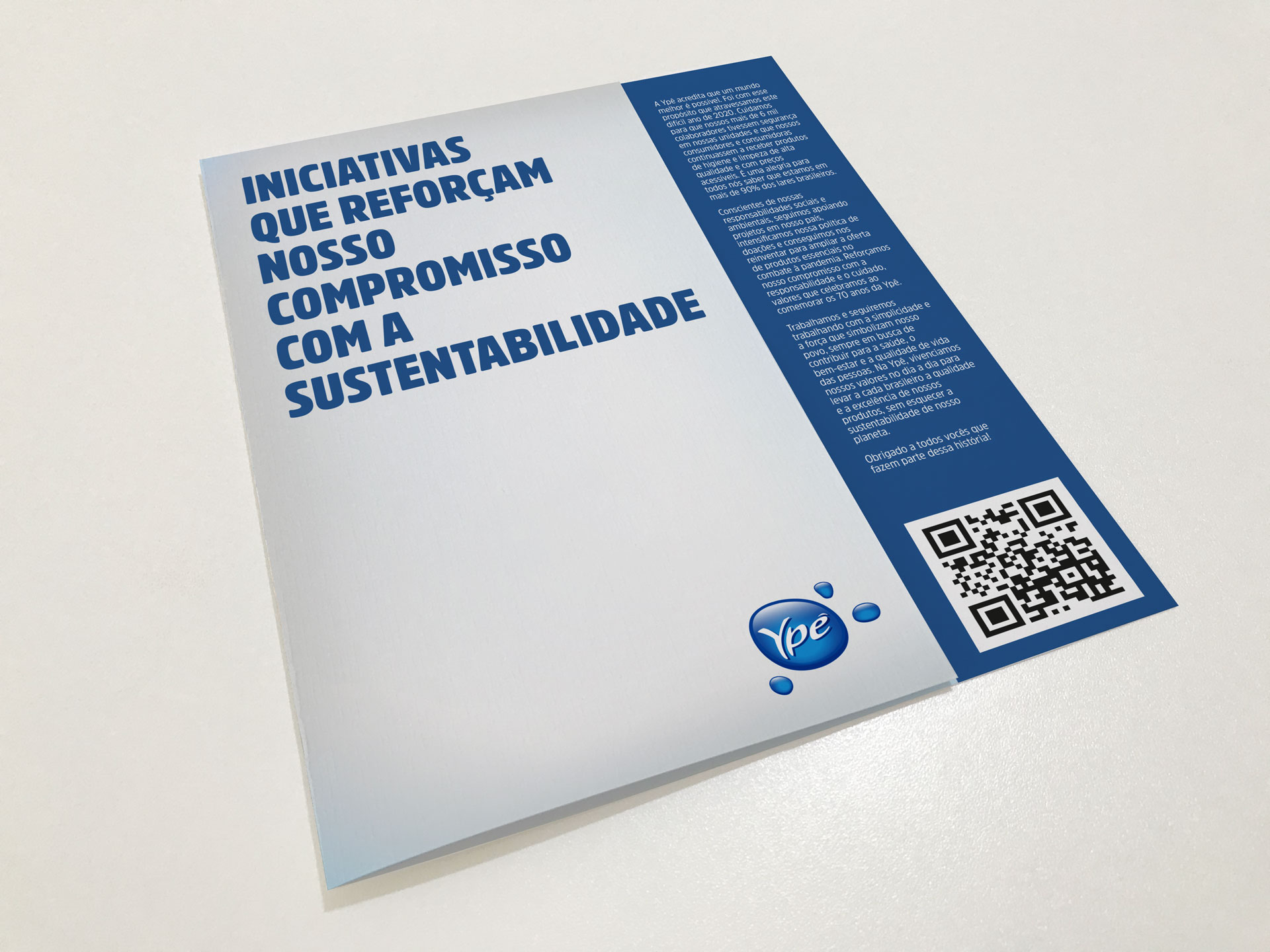 Folder infográfico para Ypê